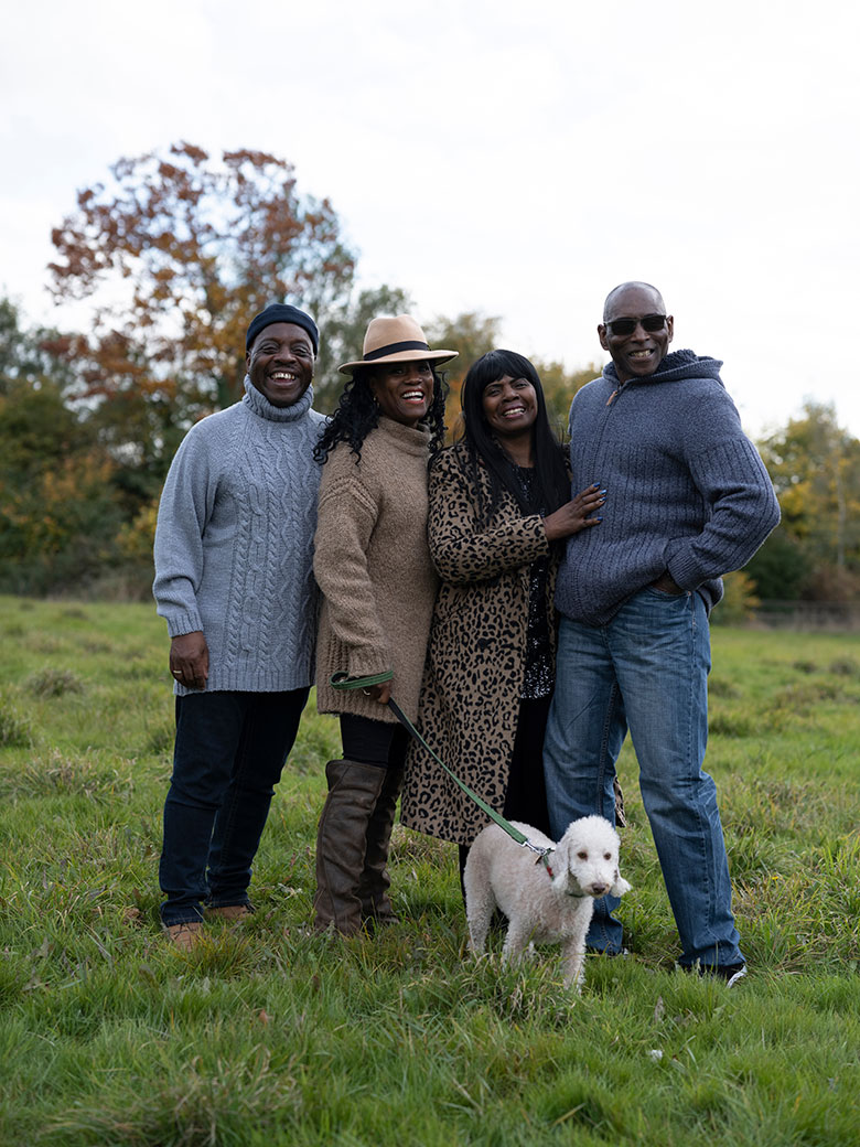 A photo of an emotional support dog sitting next to a person's feet with a headline about ESA registration.